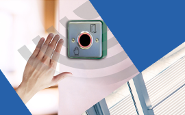 contactless door release exit button